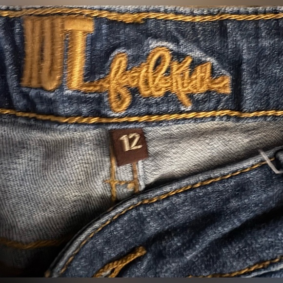 Kut from the Kloth Felicia Baby Bootcut Jeans Size 12 - Picture 2 of 5